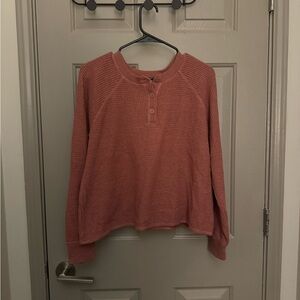 Old Navy Rose Waffle Knit Sweater